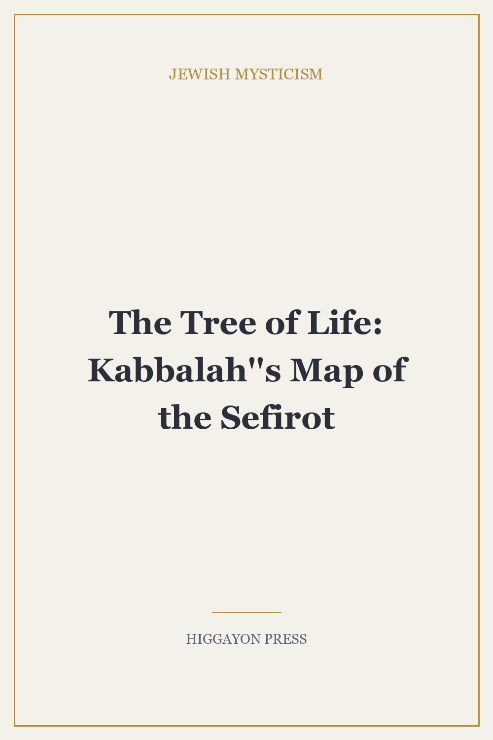 ‘The Tree of Life: Kabbalah”s Map of the Sefirot’